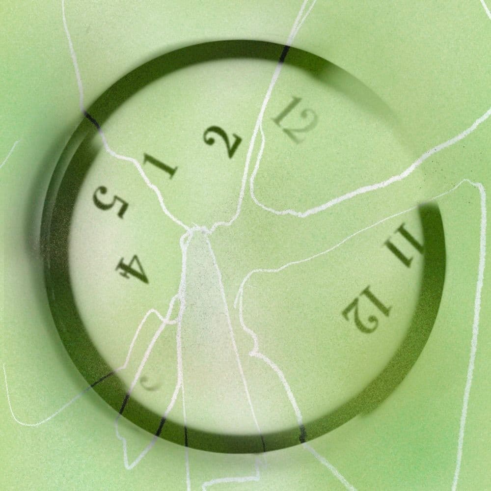 A tesselated clock